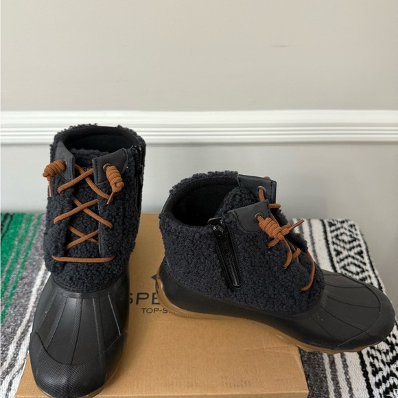 New NIB SPERRY SHERPA RAIN SNOW DUCK BOOTS 7 $89 - Picture 7 of 8